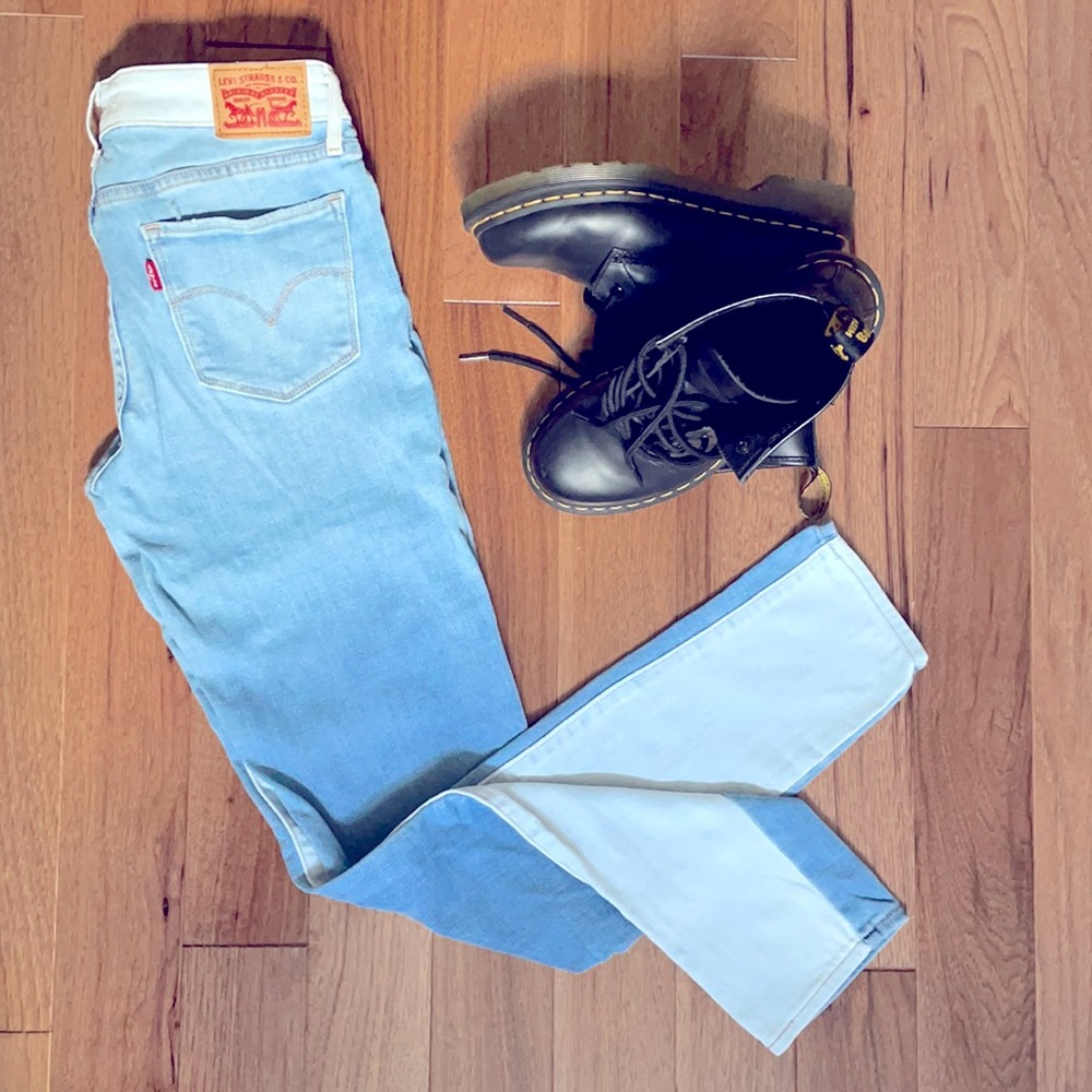 Levi’s Two-Colored Skinny Jeans